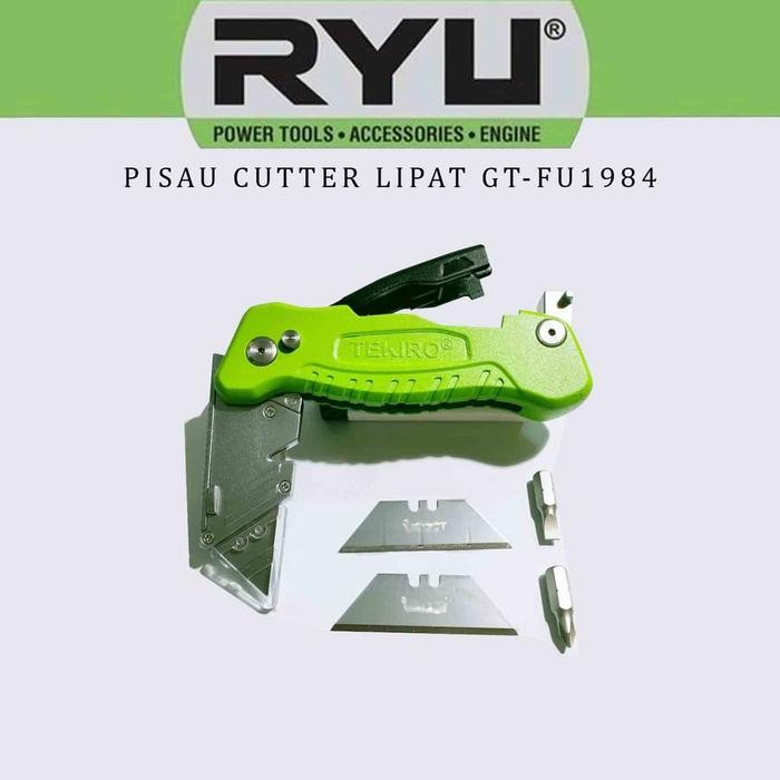 

Pisau Cutter Lipat / Folding Utility Knife GT-FU1984 TEKIRO