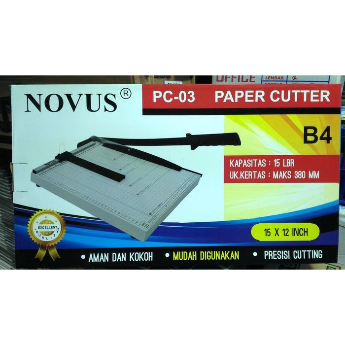 

Paper Cutter merk NOVUS seri BF-103 ukuran B4