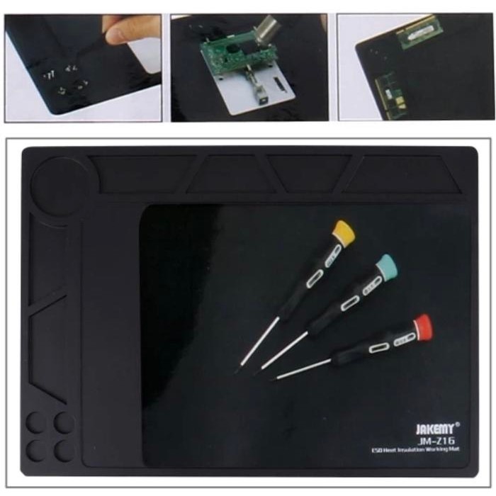 

JAKEMY JM-Z16 Magnetic Heat Insulation Silicone Working Mat For Solder