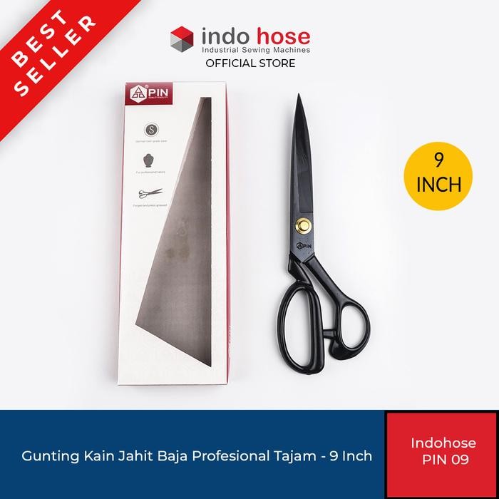 

Gunting Kain Jahit Merek 09 Ukuran 9 Inch Bahan Baja Tajam
