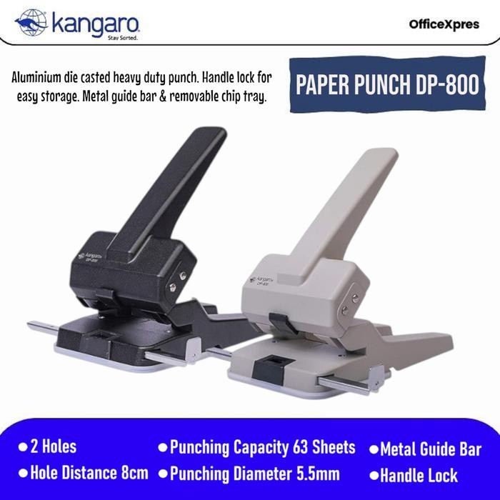 

Pembolong Kertas/Pelubang Kertas 85 XL Kangaro DP 800