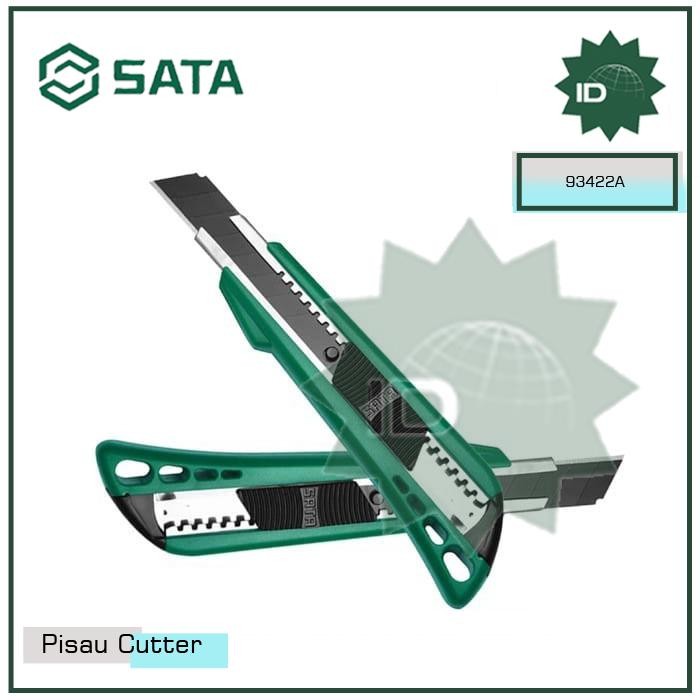 

Pisau Cutter 93422A Plastic Snap Off Knife, 8 Point, 18x1mm Sata Tools