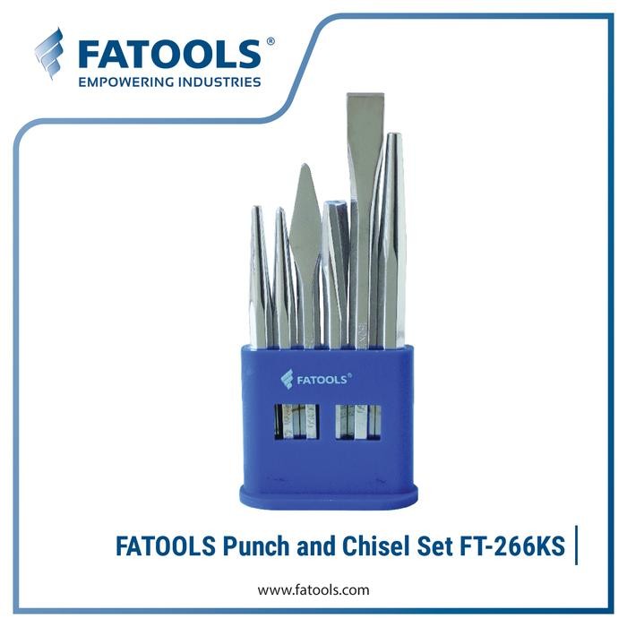 

FATOOLS 266KS - PUNCH AND CHISEL SET ISI 6 PCS