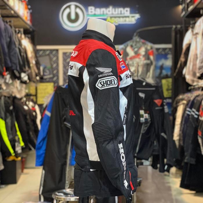 New Jaket Motor Honda Racing Hrc Shoei Mesh Jacket Protector - Xxl Original