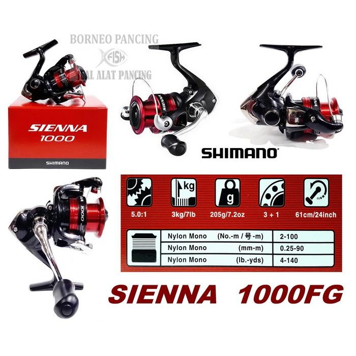 Reel Shimano Sienna Spinning