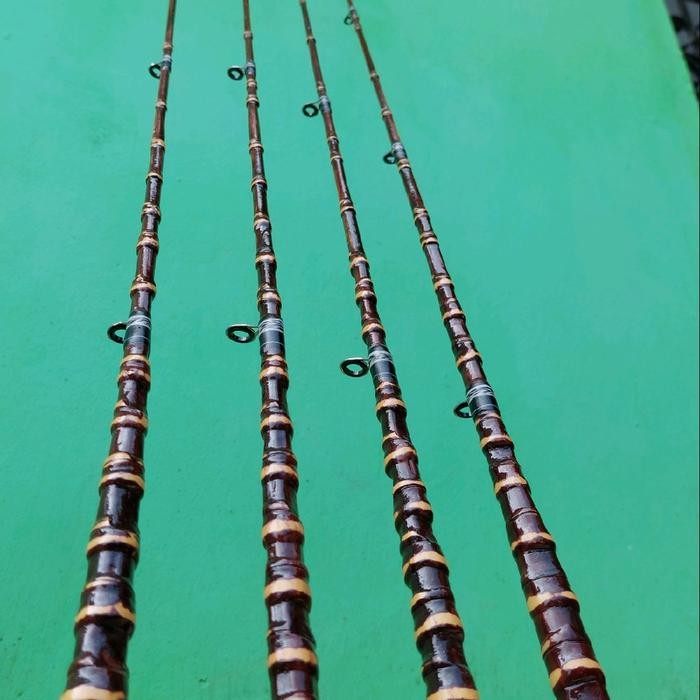 Joran Antik Replika Bambu Cendani Bahan Fiber 130Cm Manual