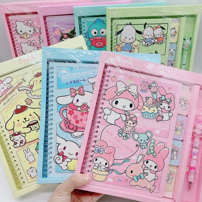 

Product Laris Buku Pen Set Sanrio Atk019 Notebook Stationary Alat Tulis Karakter Kuromi Melody