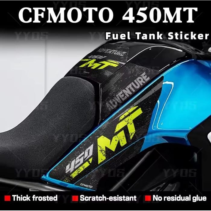 Terbaru Stiker Tanki Motor Cf Moto 450Mt , Decal Sticker Tank Pad Cfmoto 450 Mt Protector Tank