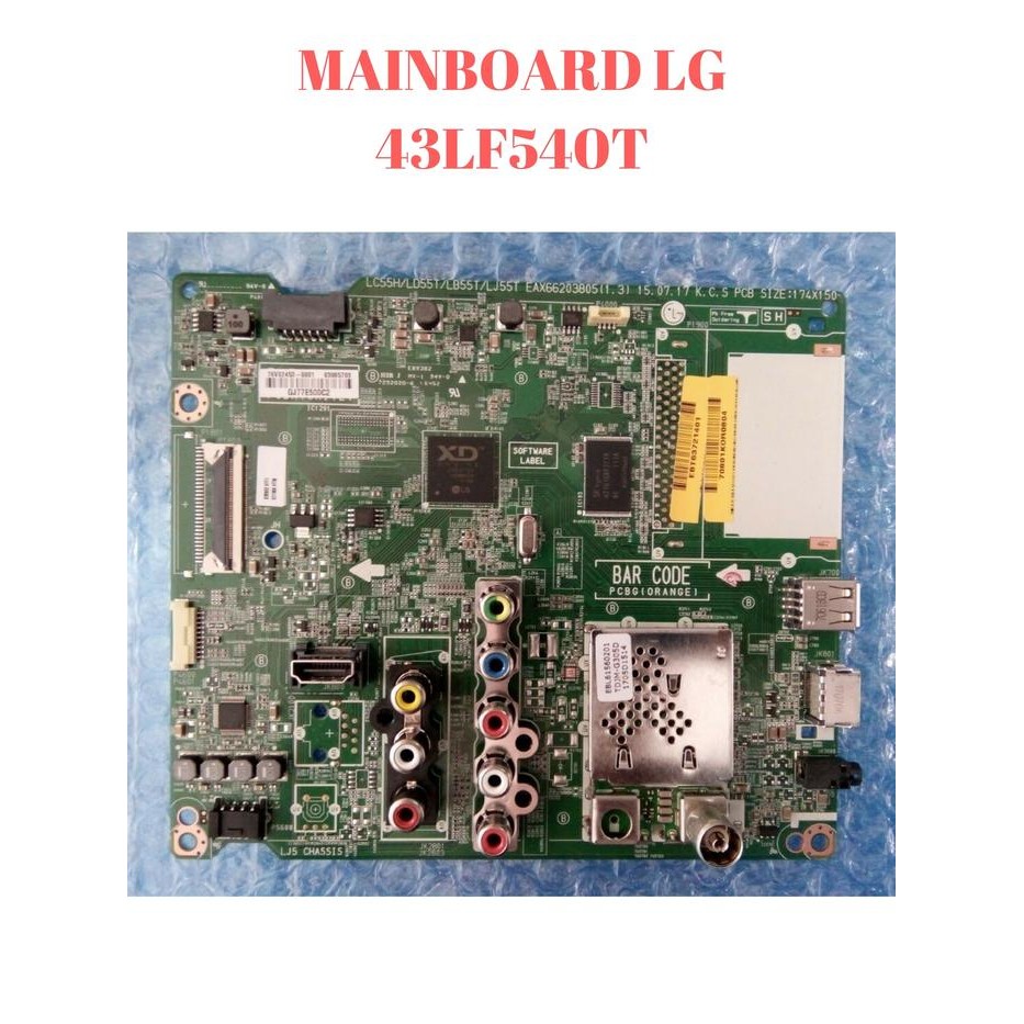 MAINBOARD MOTHERBOARD PCB MAIN MODUL TV LED 43 INCH LG 43LF540T
