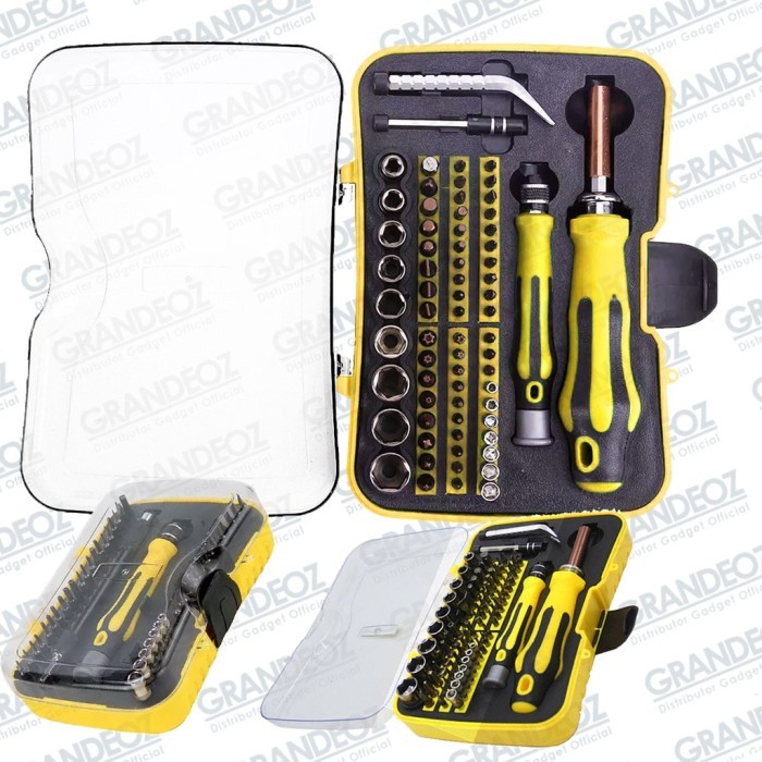 PREMIUM 70 IN 1 OBENG SET REPARASI MAGNET Magnetic TORX Screwdriver HP Xbox