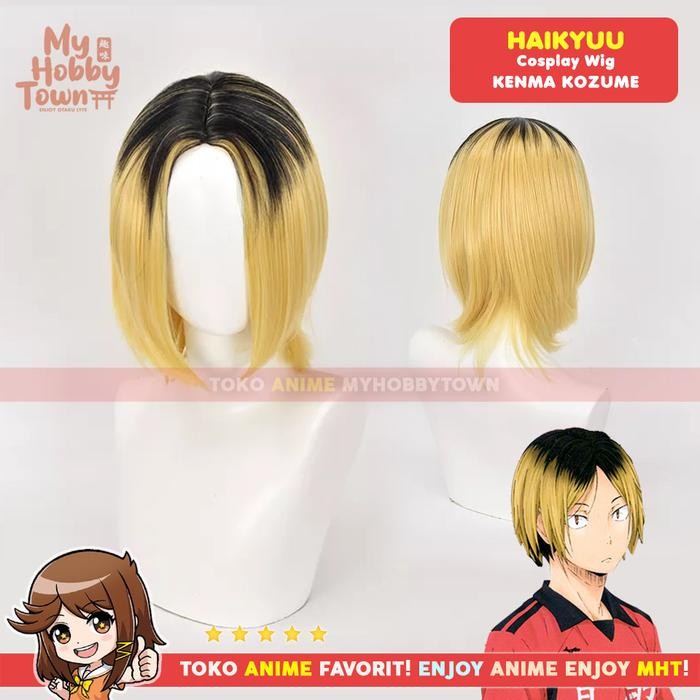PREMIUM Wig Cosplay Anime Haikyuu : Kenma Kozume