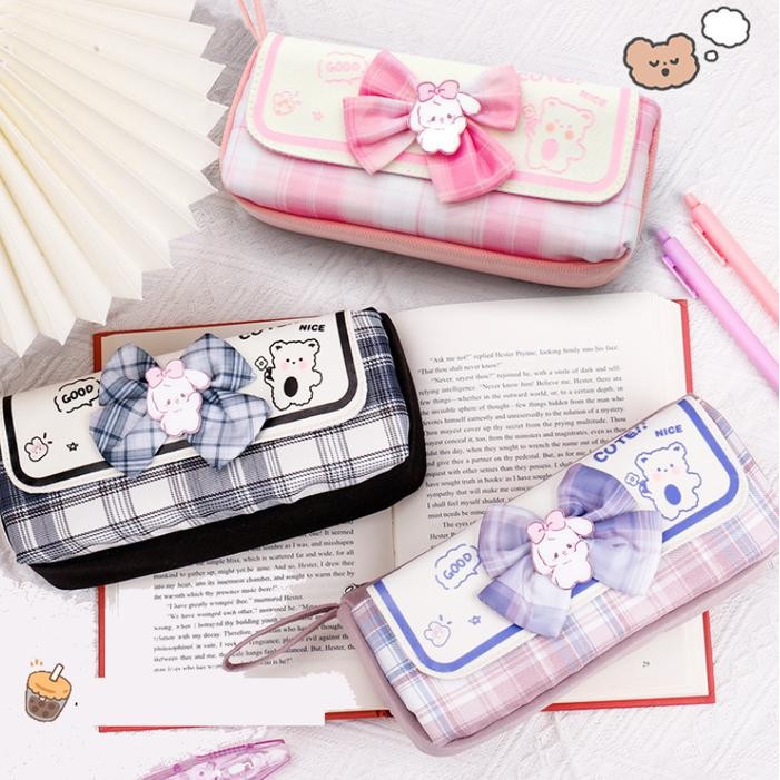 

Tempat Pensil Pen Lucu Pencil Case Korea Berkapasitas Besar CS16