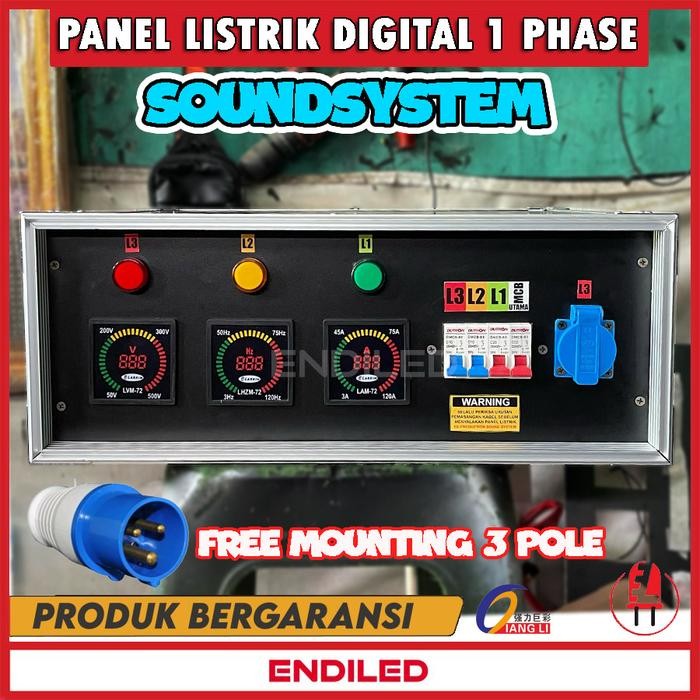 Panel Listrik Sound System Digital 1 Phase