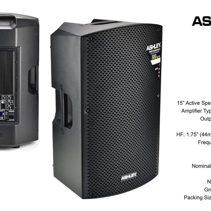 Speaker Active 15In 500Watt Ar500 Ar 500 Bergaransi Ashley