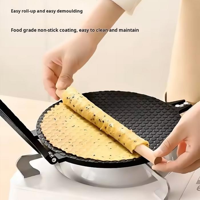

Cetakan Semprong Tebal Panci Kue Kapit Gapit Anti Lengket Grade A Gratis Ongkir