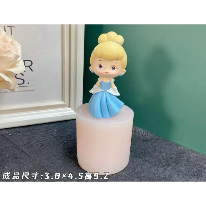 

Cetakan Silikon Disney Princess Cute Aurora Bella Cinderella Elsa Jasmin Snow White 3D Mold Gratis