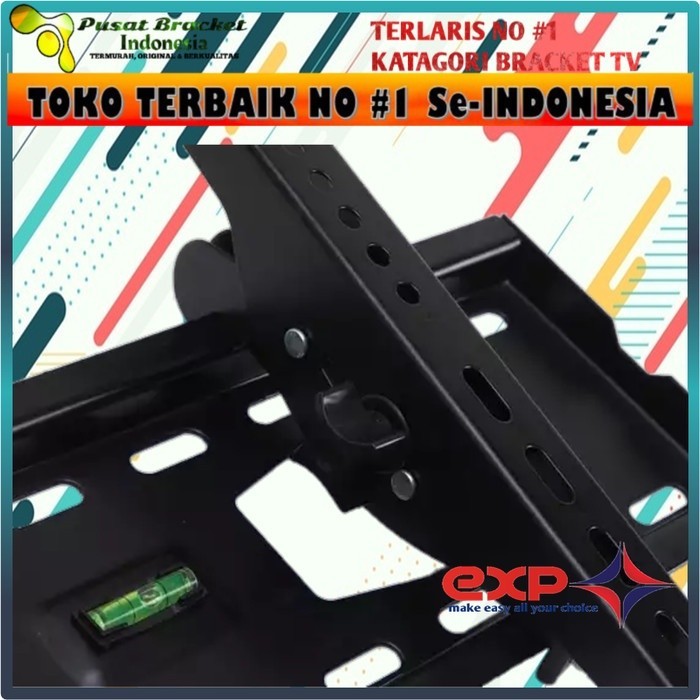 (Expert) Bracket TV KHUSUS MERK AKARI 42" s/d 55" waterpass GARANSI