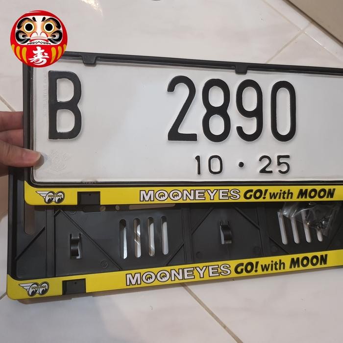 FRAME COVER PLAT MOONEYES PLAT INDONESIA