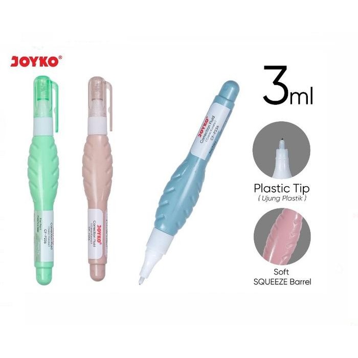 

12pcs Correction Fluid CF 236/ Penapus Cair Tip Ex Pael