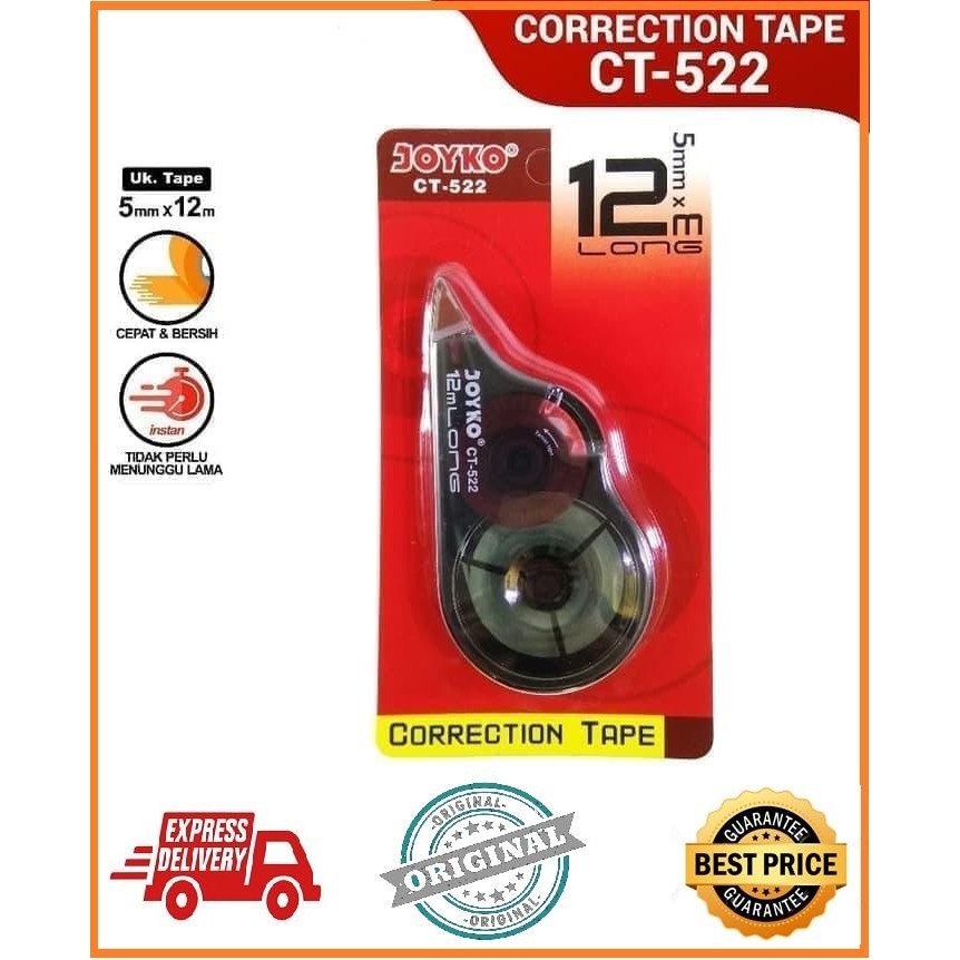

TIP EX KERTAS CT 522 / CORRECTION TAPE CT 522