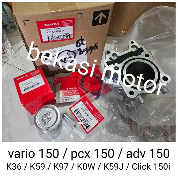 Cylinder Blok Piston Ring Seher Pen Honda Vario 150 Pcx 150 Original