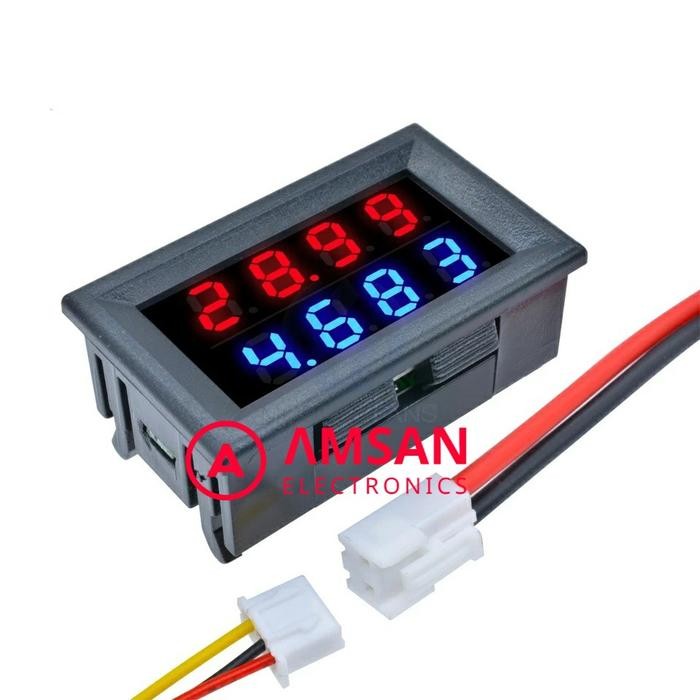 DC Voltage current Ammeter 4 digit dual volt ampere meter 0.28 inch Voltmeter
