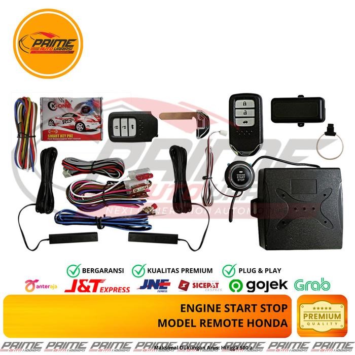 CAR ALARM KEYLESS PUSH BUTTON ENGINE START STOP - MODEL HONDA