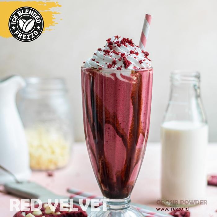 

Red Velvet Bubuk Minuman Instan Frezzo Powder Drink Premix 1Kg Varian Buah