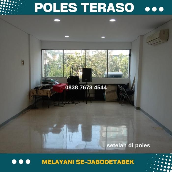 poles lantai tegel, marmer, teraso