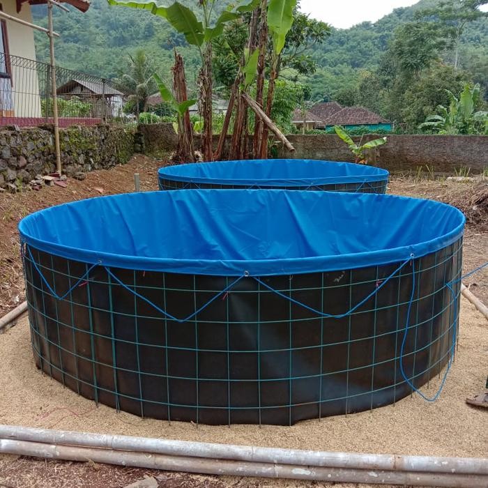 kolam bioflok(bundar) D3 T1,2 fulset *