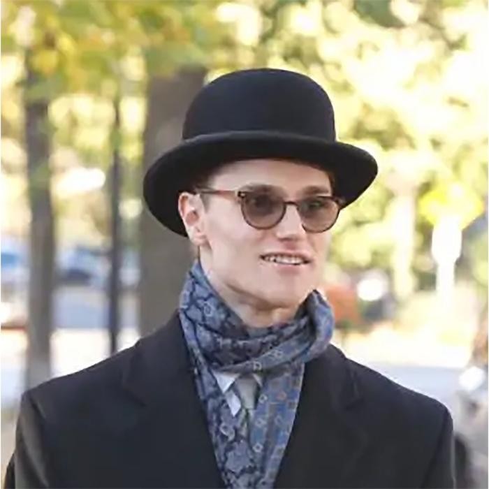 topi bulat bowler hat caplin topi bundar laken press *