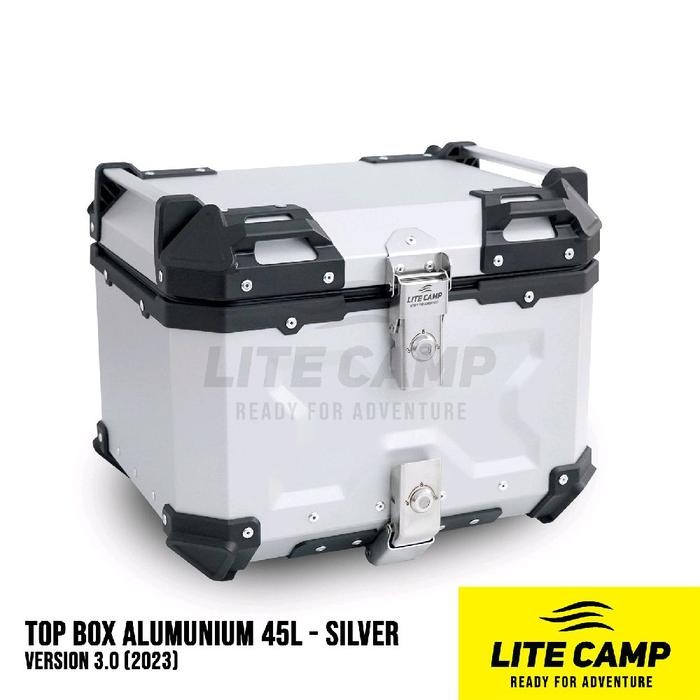 Top Box Alumunium 45L Khusus Cf Moto 450 & Cf Moto 800