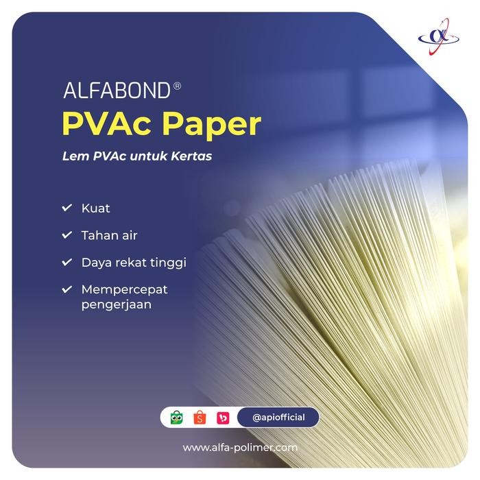 

Lem untuk Aplikasi Paper atau kertas - Alfabond