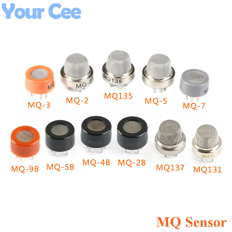 IMPORT MQ GAS SENSOR MQ135 MQ-2 MQ-3 MQ-5 MQ-7 MQ-9 MQ-4 MQ137 MQ131 DETECTING CO CO2 SMOKE METHANE