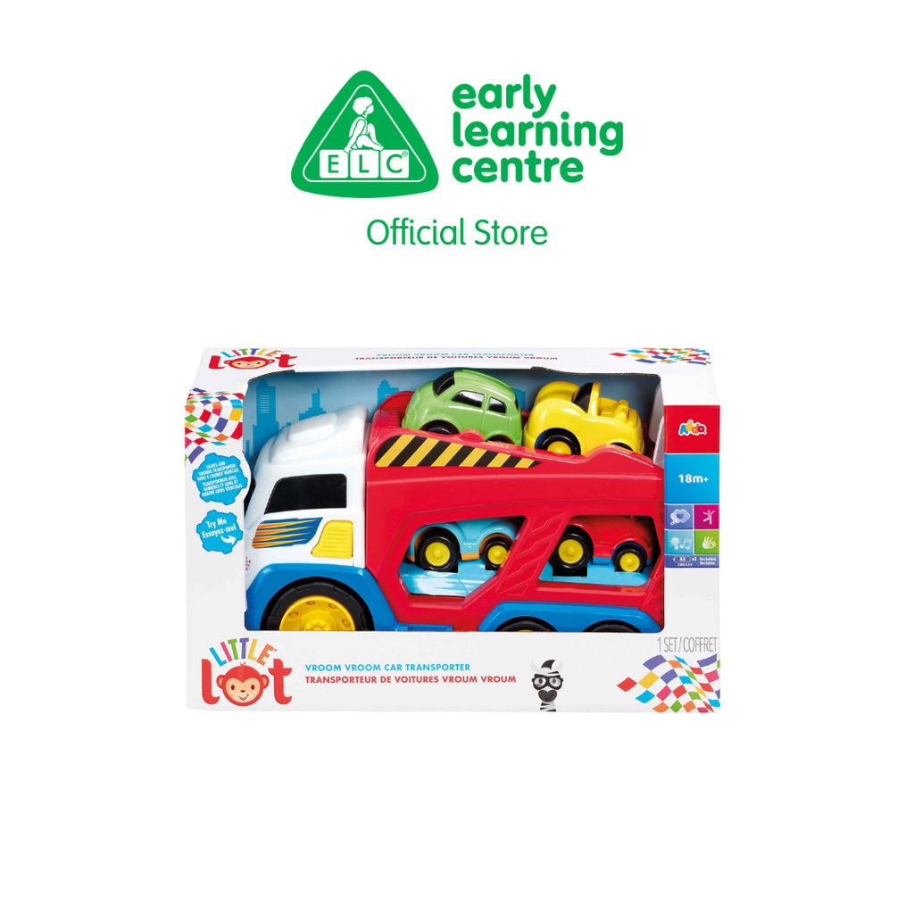 Addo Little Lot Car Transporter - Mainan Mobil Truk Pengangkut Kado Anak 2 Tahun