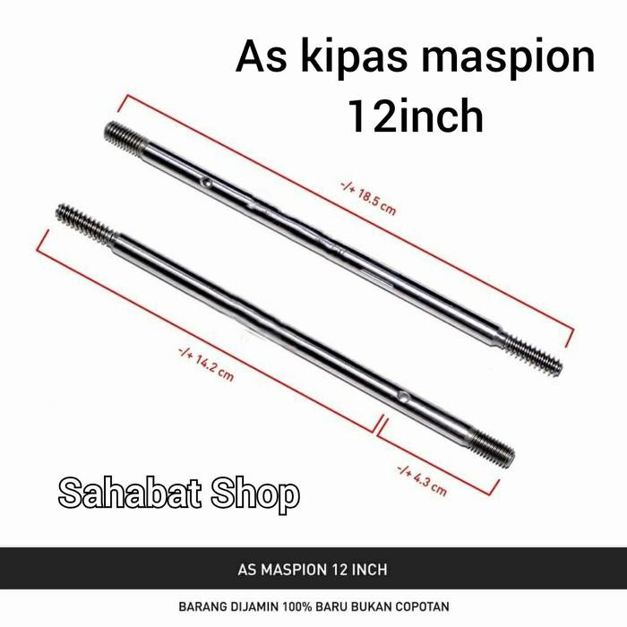 ADA DISINI__ AS DINAMO KIPAS ANGIN MASPION 12INCH AS DRAT 18,5CM