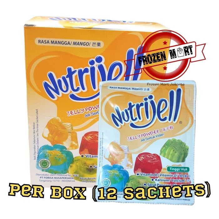 

New NUTRIJELL Mangga / Agar Agar Instant / Konnyaku Jelly Powder 15 Gr