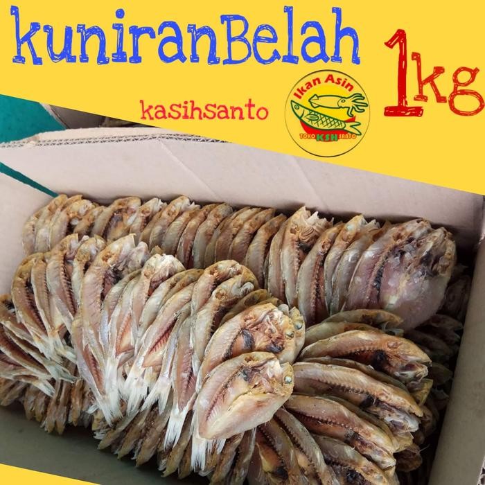 

New ikan asin kuniran belah 1kg