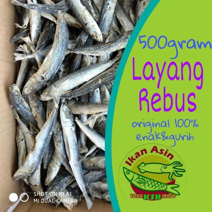 

New ikan asin Layang rebus-500gram