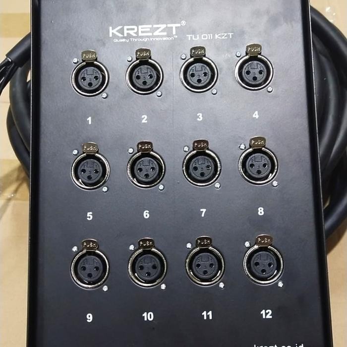 Kabel Snake Isi 12 Komplit + Box Snake Krezt Dan Conektornya 1 Meter