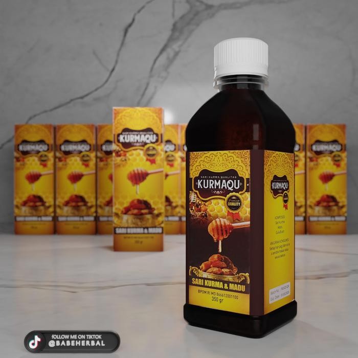 

Kurmaqu Sari Kurma Plus Madu Asli Bebas Gula Botol Syrup Honey Sirup