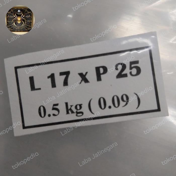 plastik klip 17x25 tebal