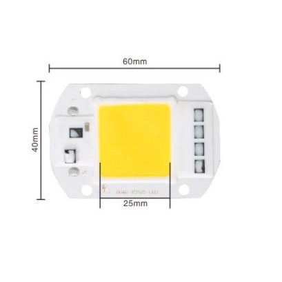 Direct 220 V Led 50W Cob 220V 50 W Warm White Langsung Tanpa Driver