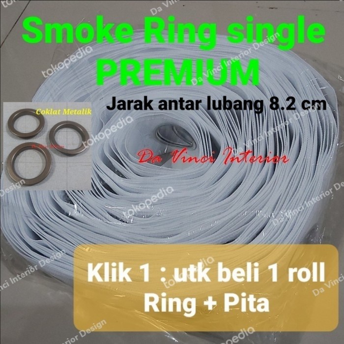 Smoke Ring lubang gorden Premium-8