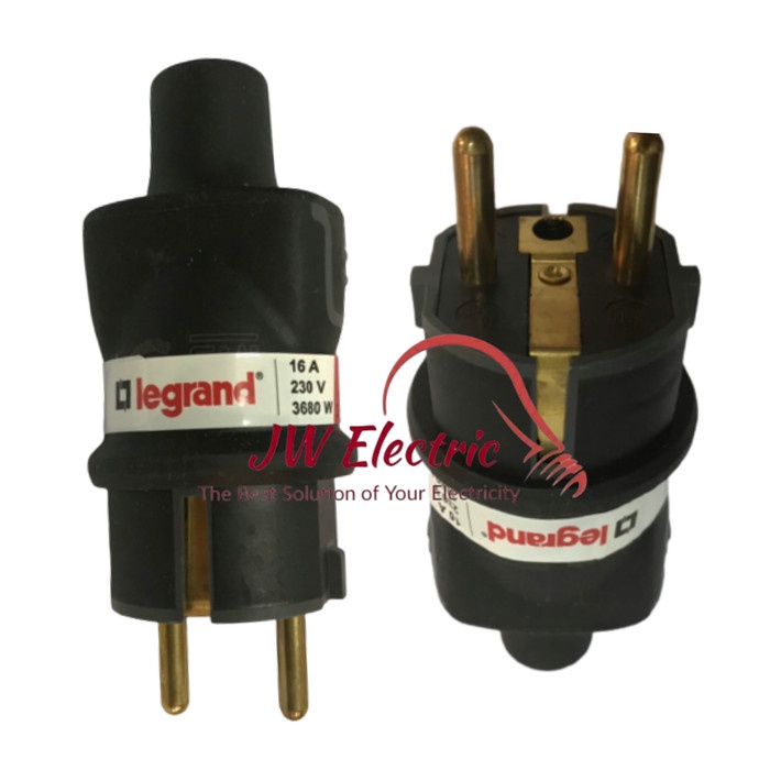 TERBARU STEKER KARET LEGRAND 2 PIN 16A IP44 50196