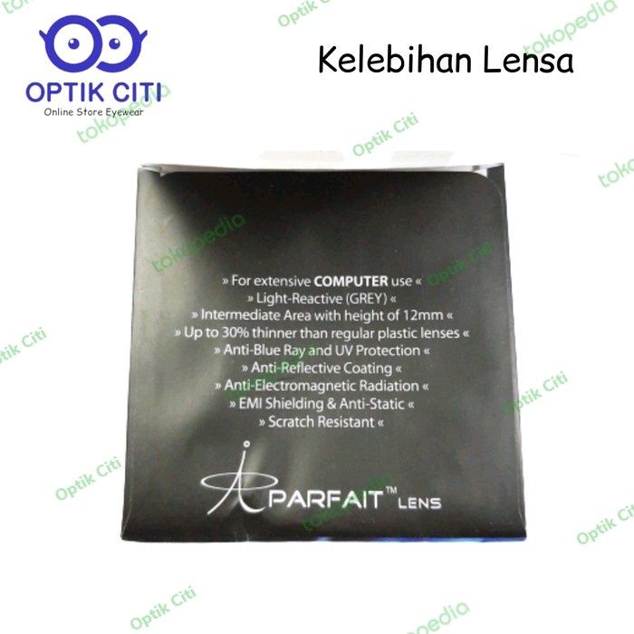 Lensa Kacamata Blueray Photochromic 1.56 Lensa Dengan Dua Perlindungan