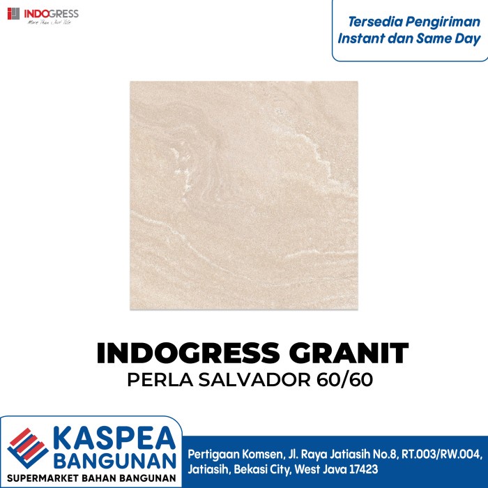 GRANIT LANTAI MOTIF KAYU INDOGRESS PERLA SALVADOR MATT 60X60 KW1
