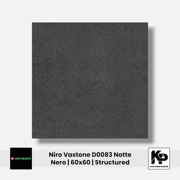 Granit NIRO GRANITE Vastone D0083 Notte Nero 60x60 Cm