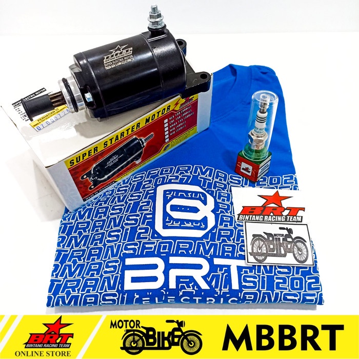 Dinamo Starter BRT Tiger Bore Up 250cc Sampai 400cc