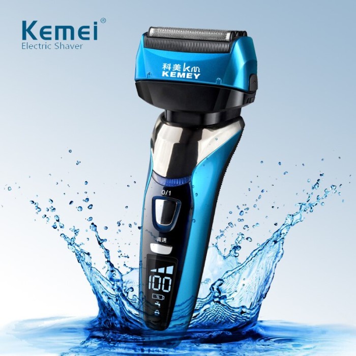 Kemei Electric Shaver 3D Floating Four Blade Shaving Kamjay
